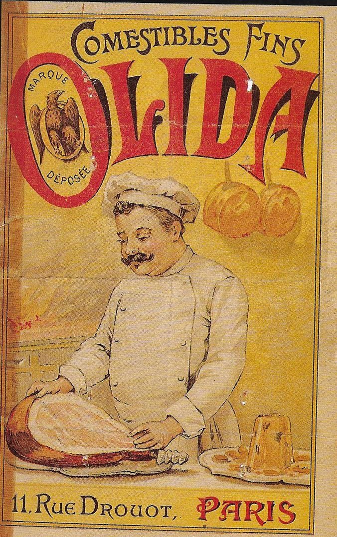 Affiche historique Olida